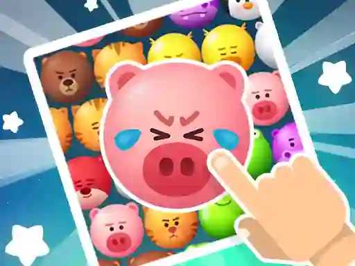 Gioco Crazy Zoo Swipe Match 3 Puzzle in linea