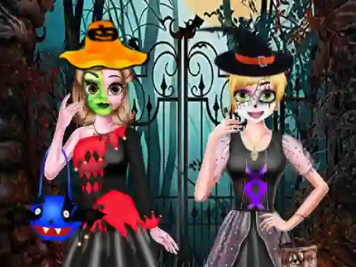 Gioco Sister's Halloween Dresses in linea