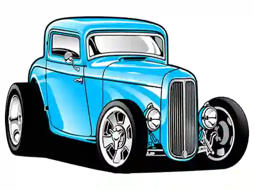 Gioco Hot Rod Coloring in linea