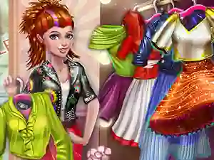 Gioco Sery Shopping Day Dolly Dress Up in linea