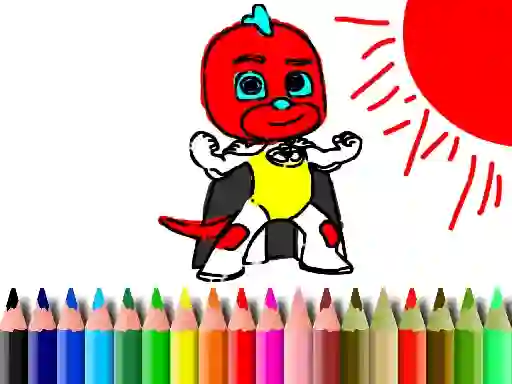 Gioco Back To School: Mask Boy Coloring in linea