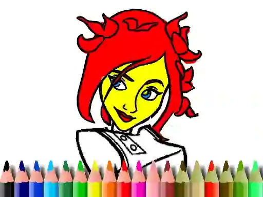 Gioco Back To School: Cute Girl Coloring in linea