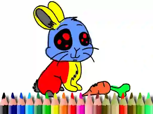 Gioco Back To School: Rabbit Coloring Book in linea