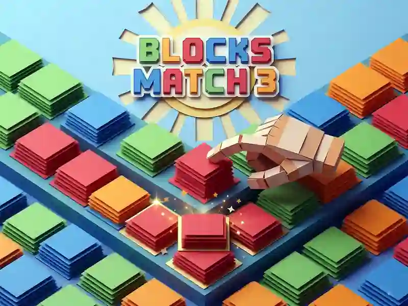 Gioco Blocks Match 3 in linea