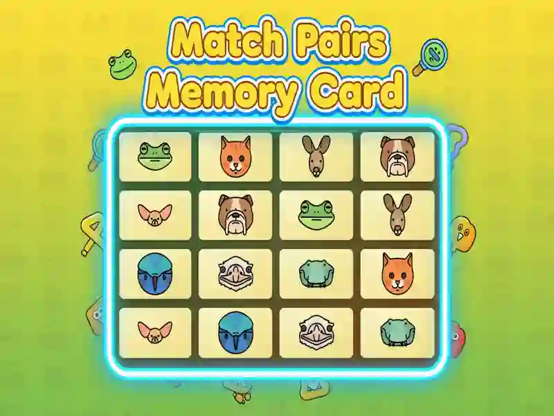 Gioco Match Pairs Memory Card in linea