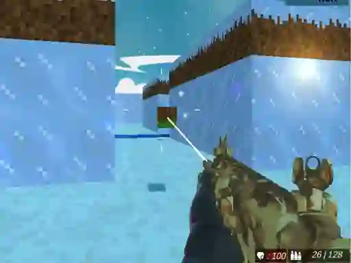 Gioco Blocky Swat Shooting Iceworld Multiplayer in linea