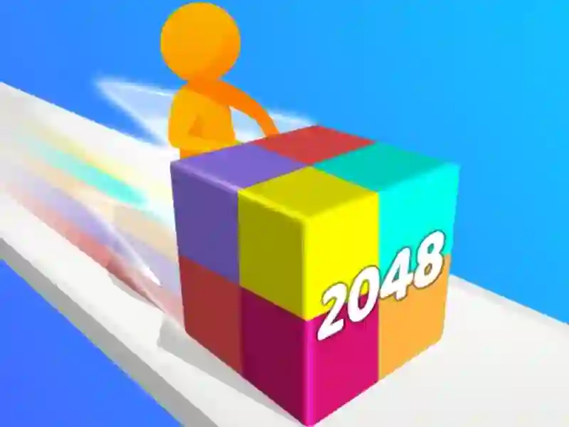 Gioco Geometry Stack 2048 Run in linea