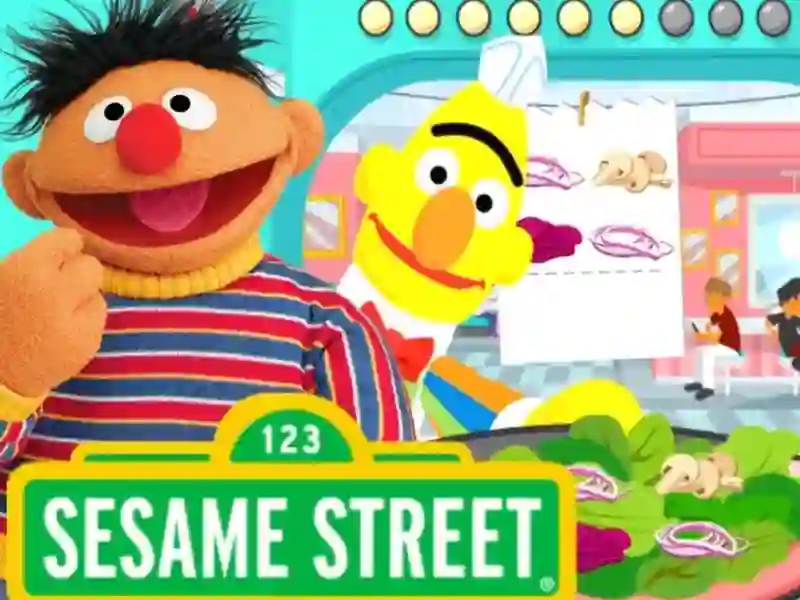 Gioco 123 Sesame Street: Super Salad Diner in linea