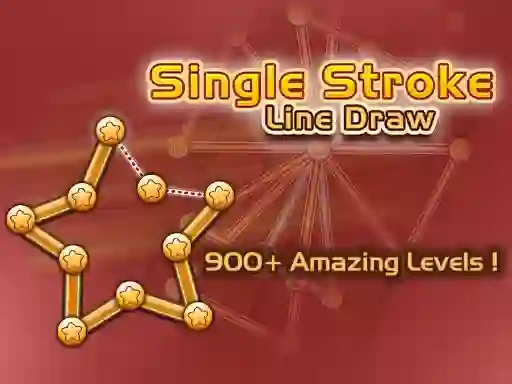 Gioco Single Stroke Line Draw in linea