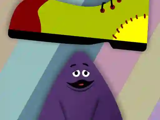 Gioco Grimace vs giant clown shoes in linea