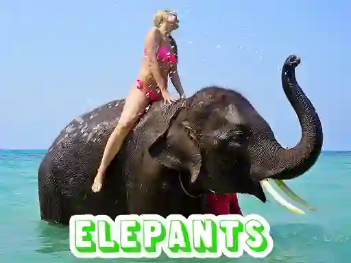 Gioco Elephants Puzzle in linea