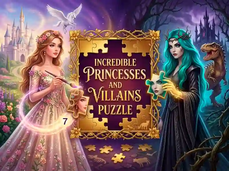 Gioco Incredible Princesses and Villains Puzzle in linea