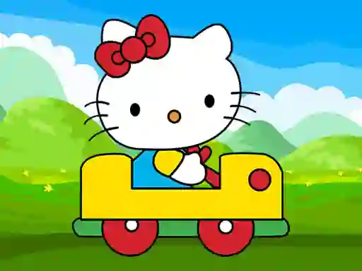 Gioco Cute Kitty Car Jigsaw in linea