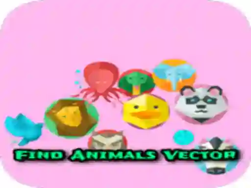 Gioco Find Animals Vector in linea