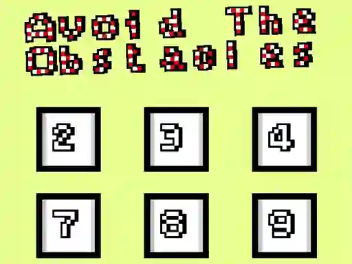 Gioco Avoid the obstacles in linea