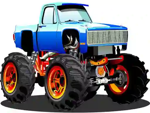Gioco Monster Truck Puzzle in linea