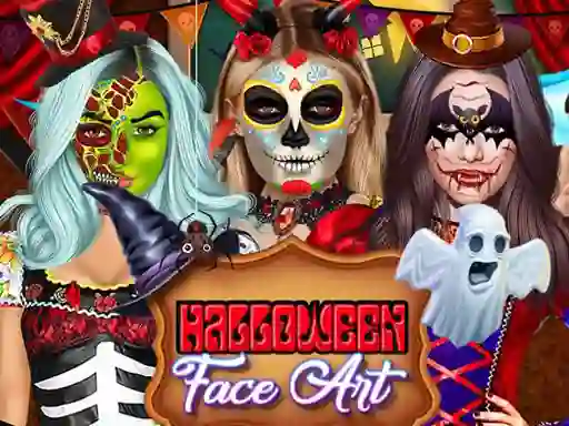 Gioco Kylie Jenner Halloween Face Art in linea