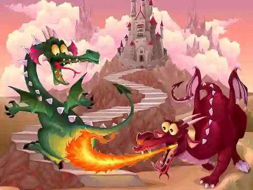 Gioco Fairy Tale Dragons Memory in linea