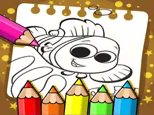 Gioco Finding Nemo Color Book in linea