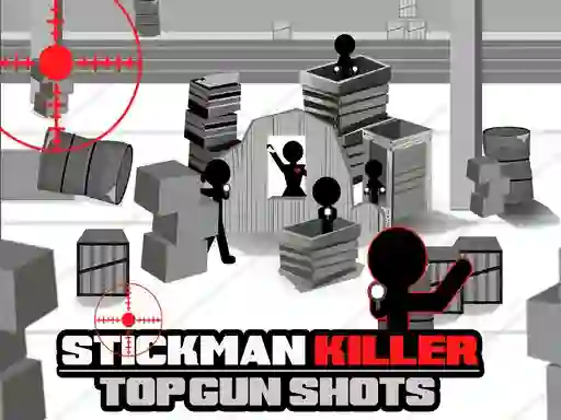 Gioco Stickman Killer Top gun Shots in linea