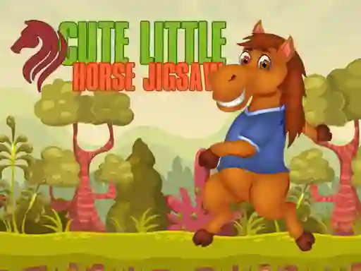 Gioco Cute Little Horse Jigsaw in linea
