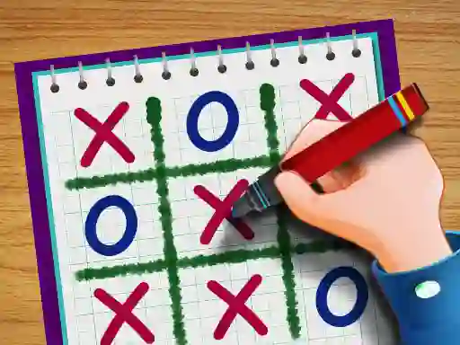 Gioco Tic Tac Toe Paper Note II in linea