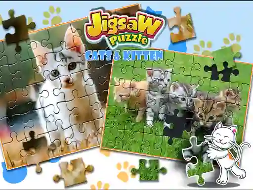 Gioco Jigsaw Puzzle Cats & Kitten in linea