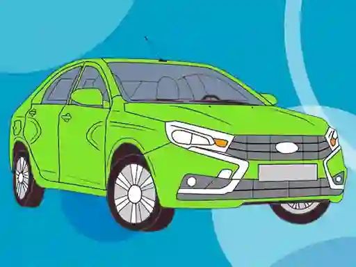 Gioco Russian Cars Coloring Book in linea