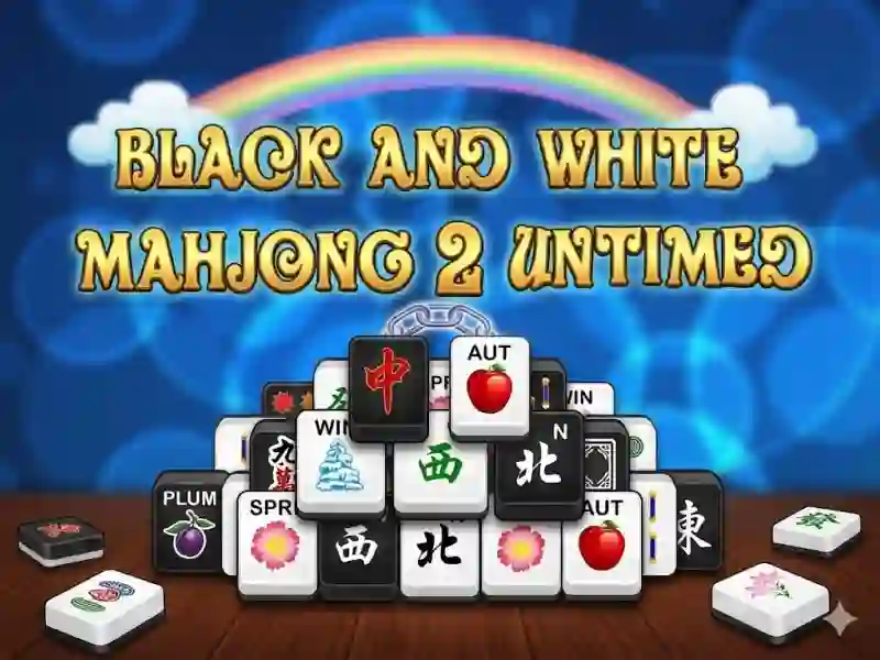 Gioco Mahjong Black White 2 Untimed in linea