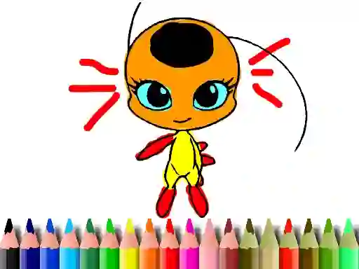 Gioco Back To School: Dotted Girl Coloring in linea