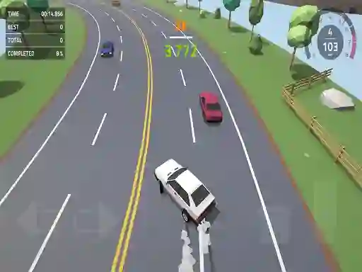Gioco Polygon Drift: Endless Traffic Racing in linea