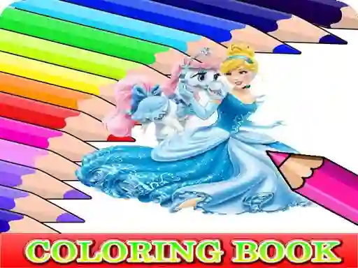 Gioco Coloring Book for Cinderella in linea