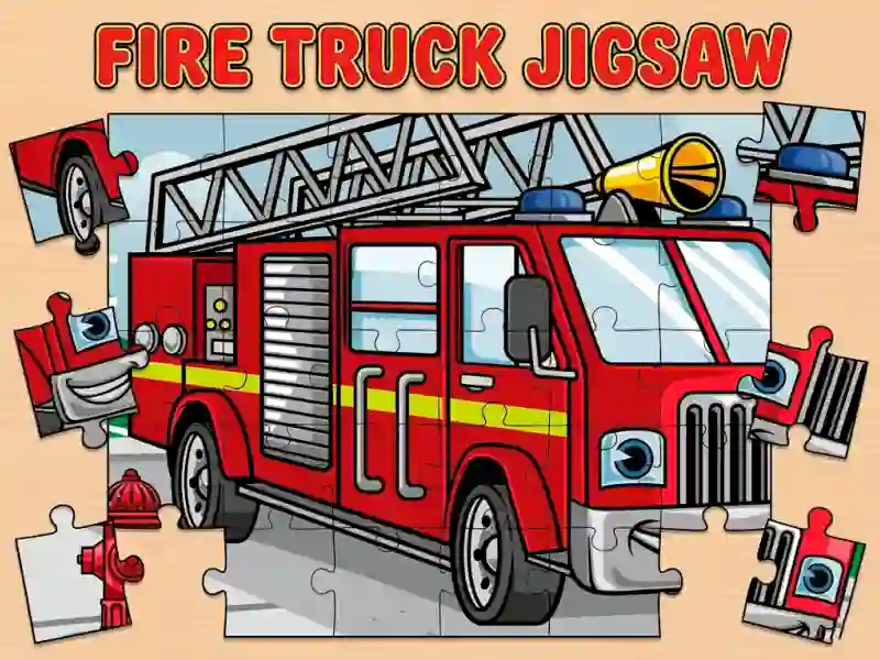 Gioco Fire Truck Jigsaw in linea