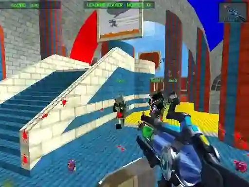 Gioco Blocky Gun Paintball 3 in linea