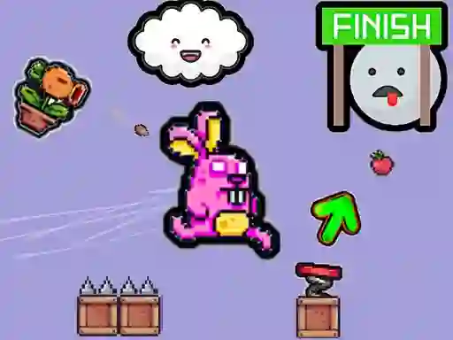 Gioco Cute Rabbit's Challenging Adventure in linea