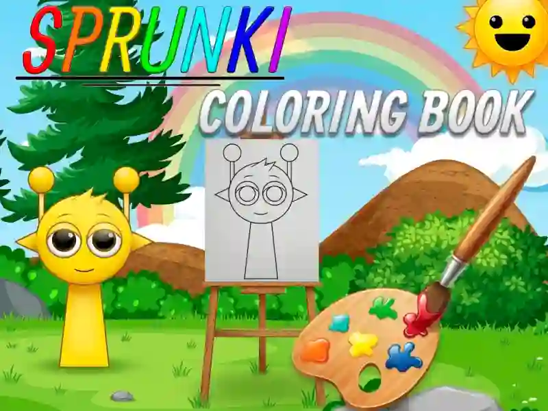 Gioco Sprunki Coloring Book in linea