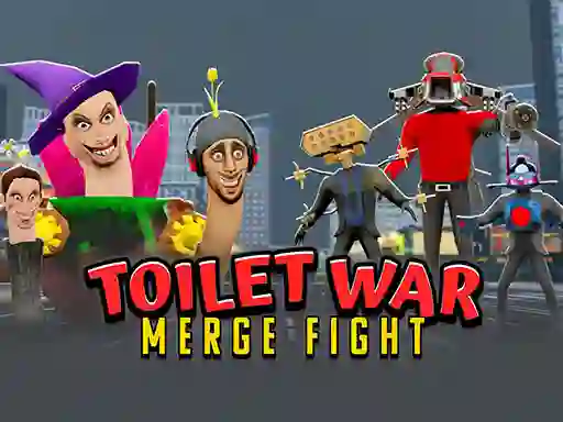 Gioco Toilet War: Merge Skibidi in linea