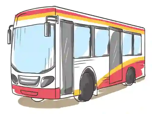 Gioco Cartoon Bus Slide in linea