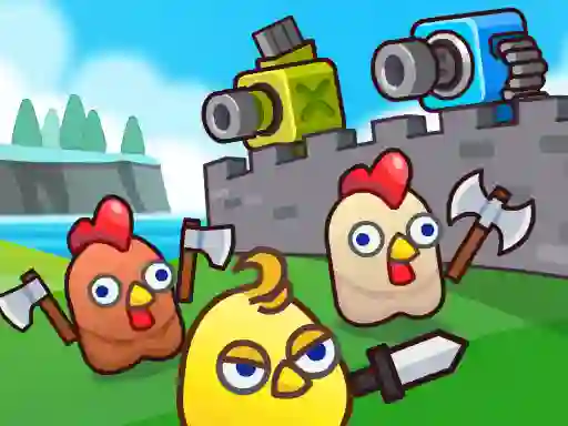 Gioco Merge Cannon: Chicken Defense in linea