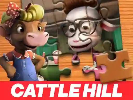 Gioco Christmas at Cattle Hill Jigsaw Puzzle in linea
