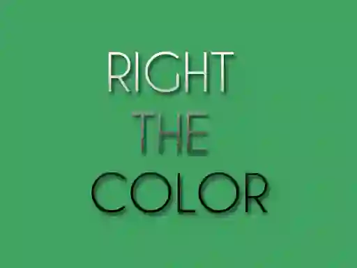 Gioco Right the Color in linea
