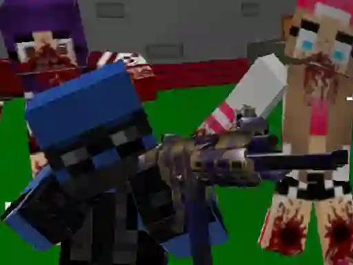 Gioco Blocky Combat Special Forces: Zombie Apocalypse in linea