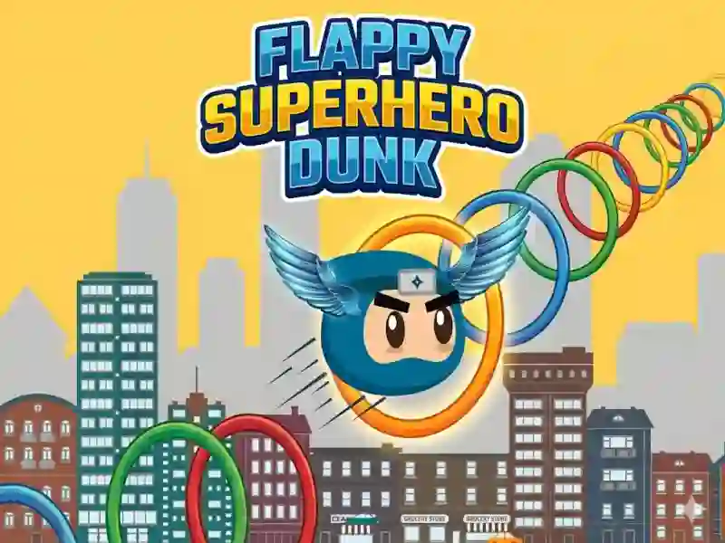 Gioco Flappy Superhero Dunk in linea