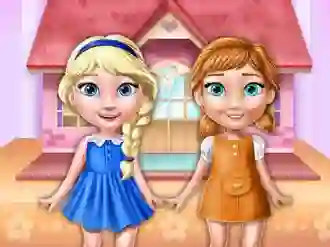 Gioco Ellie And Annie Doll House in linea