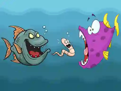 Gioco Angry Fish Coloring in linea