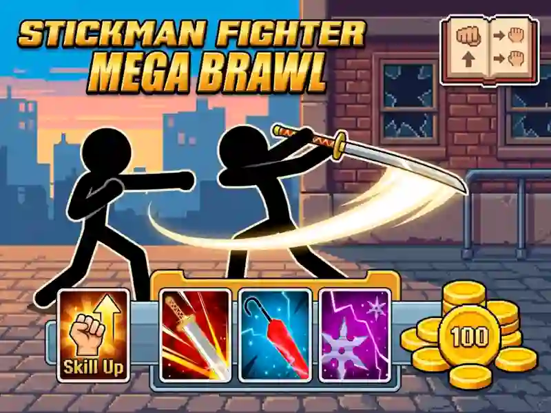Gioco Stickman Fighter Mega Brawl in linea