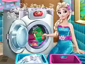 Gioco Ice Queen Laundry Day in linea