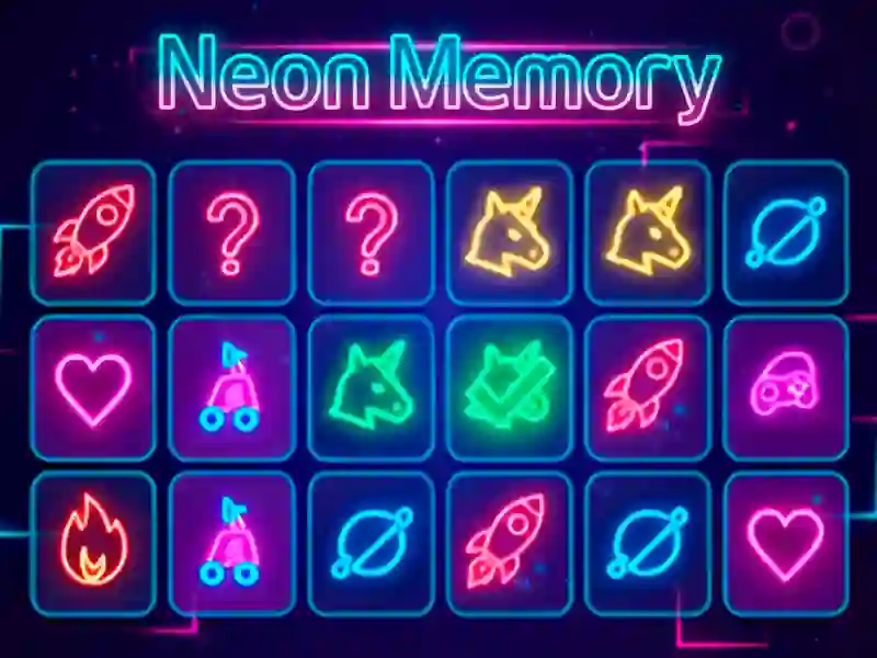 Gioco Neon Memory in linea