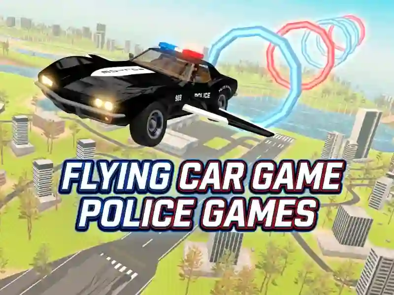 Gioco Flying Car Game Police Games in linea