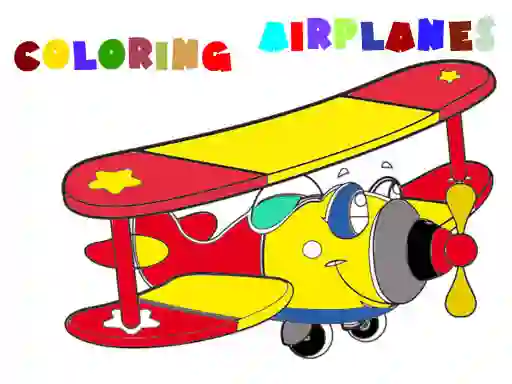 Gioco Coloring Book Airplane 2 in linea